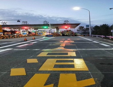漯河漯河高速道路划线施工